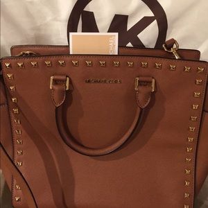 Michael Kors Studded Leather